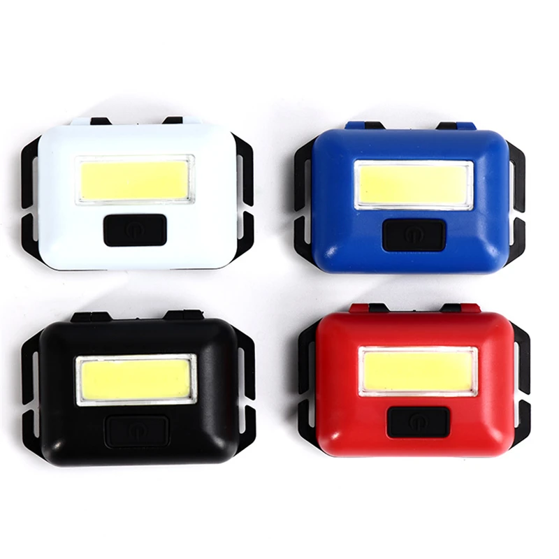 Mini Headlamps Portable COB LED Headlight with 3 Modes Outdoor Mini Head Lamp for Camping Hiking Fishing Adventure Cycling