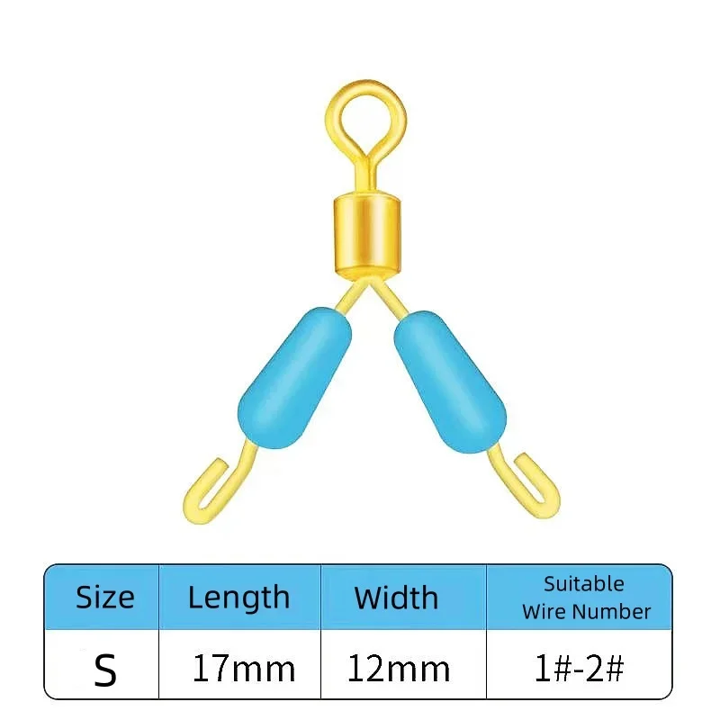 Silikon Quick Sub-line Clamp Angeln Float Sinker Stop Angelschnur Stop Anti-verstrickung Acht-förmigen Ring Bifurkation gerät – Detail 13