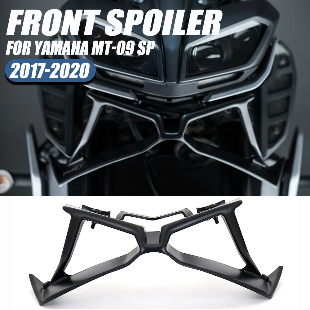 

For Yamaha MT 09 MT-09 MT09 SP 2020 2019 2018 2017 Front Spoiler Winglet Aerodynamic Wing Kit Spoiler Front Downforce Spoilers