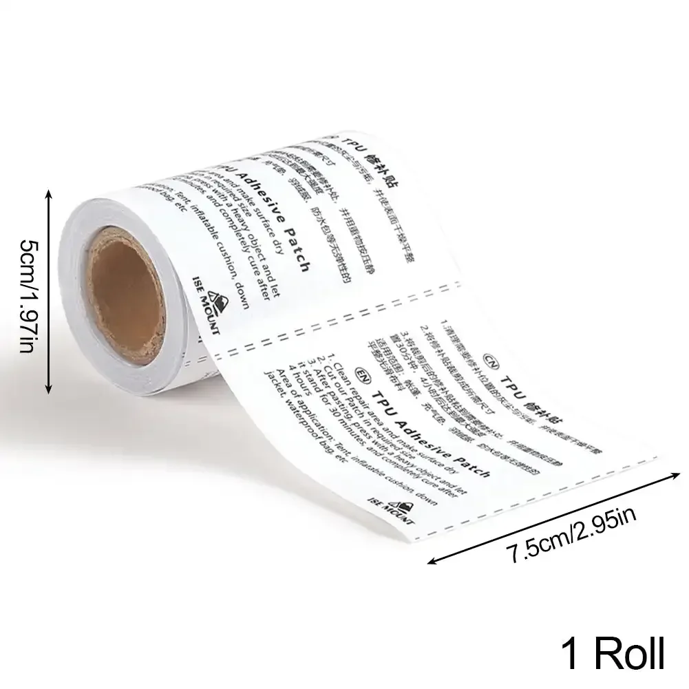 Waterproof Transparent TPU Repair Tape for Airbed and Pool Essentials