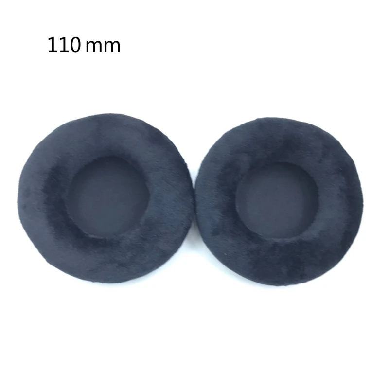 자격을 갖춘 수리 스폰지 소프트 벨벳 귀마개 60mm-110mm 헤드폰 헤드폰 커버 소음 커버 예비 부품 분리