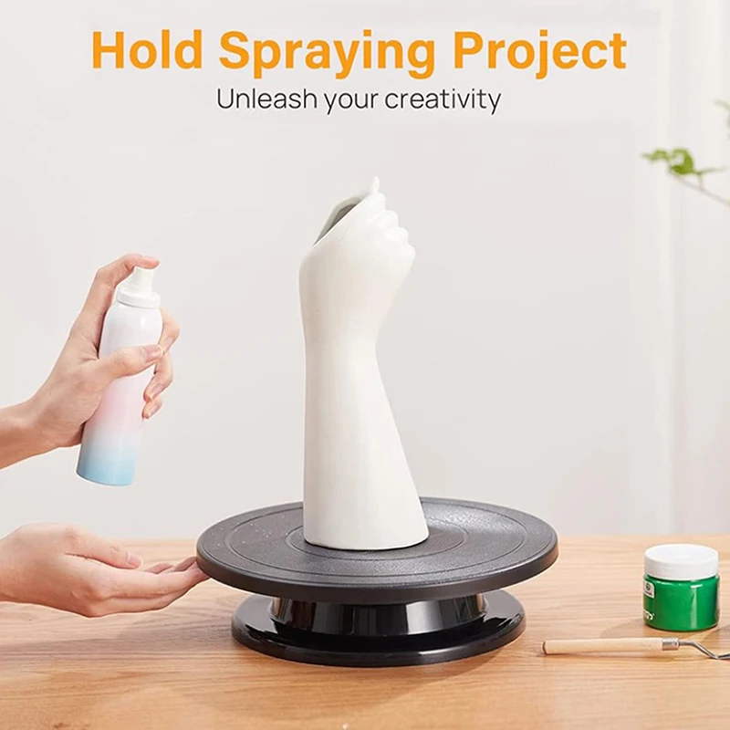 Spinning Turntable Engraving Wheels Spinning Cake Turntable Painting Turning Table Lightweight Holder For Painting