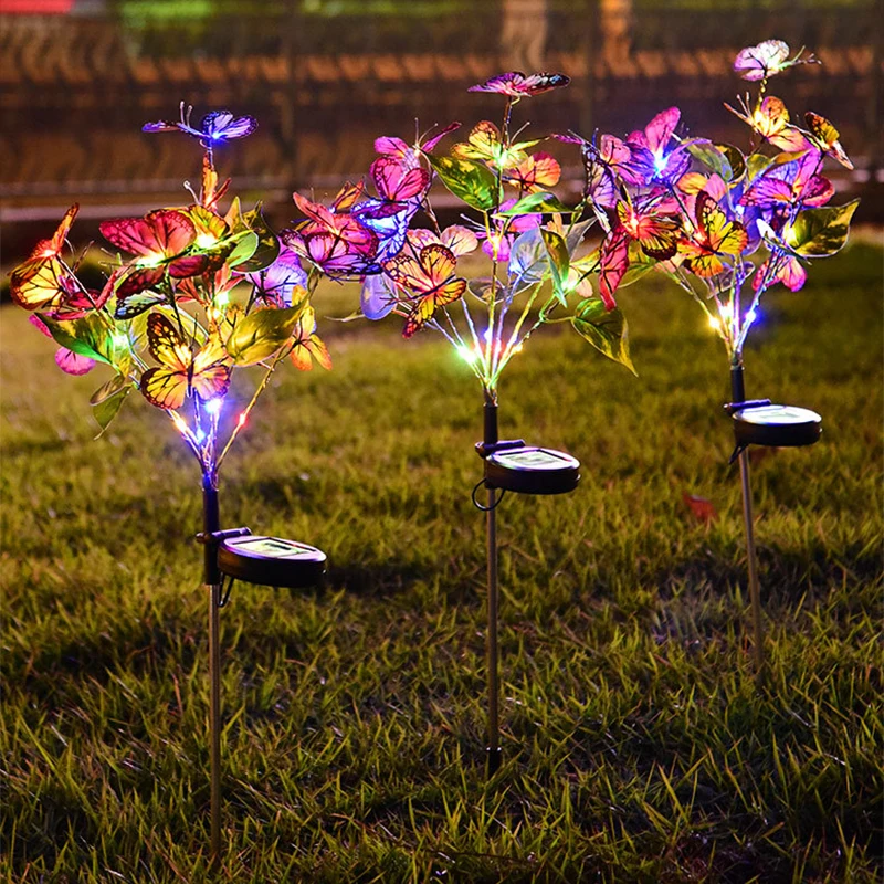 Luces Solares De Mariposa Para Jardín O Patio, Decoración Exterior Impermeable, Ideal Como Regalo Para El Día De La Madre