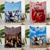 New KPOP Boys  Stray Kids Printed Blanket Picnic Blankets Warm Blanket Soft and Comfortable Blanket Home Travel Birthday Gift 1