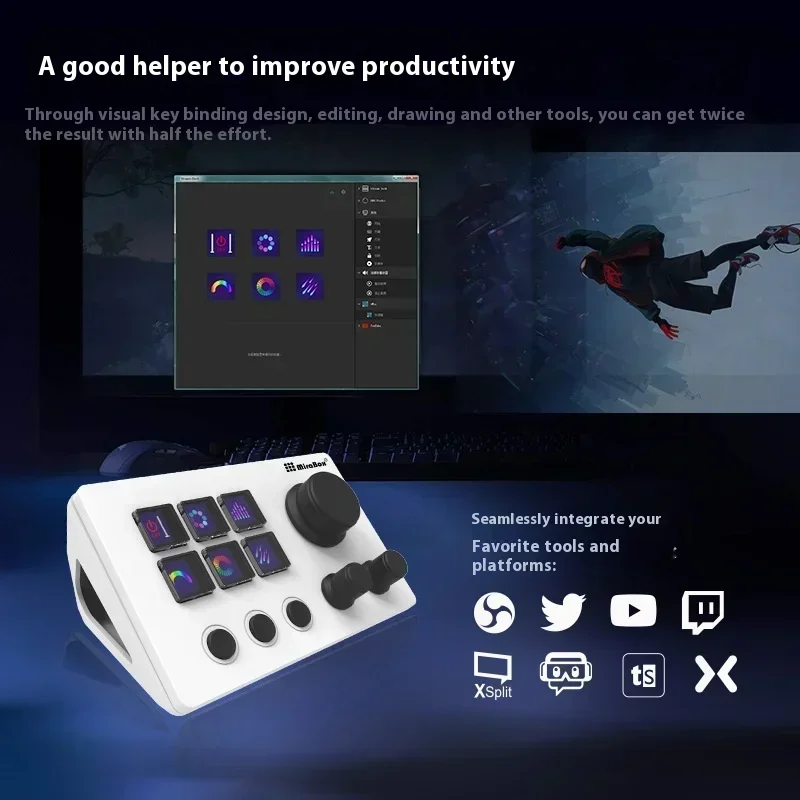 Mirabox N3 StreamDeckストリームデッキ グローバルバージョン Mirabox N3 StreamDeck Global Version Stream Deck LCD Live