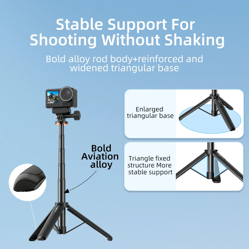 Selfie Stick for DJI POCKET 3 Selfie Stick Handle Panoramic Camera Accessories Camera Extender