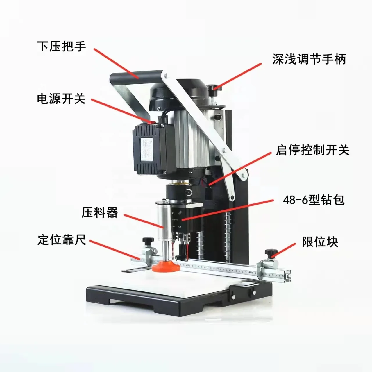 Woodworking Small Portable Manual Hinge Drilling And Boring Machine Cabinet Hinge Drilling Machine For Drilling Hinges 6