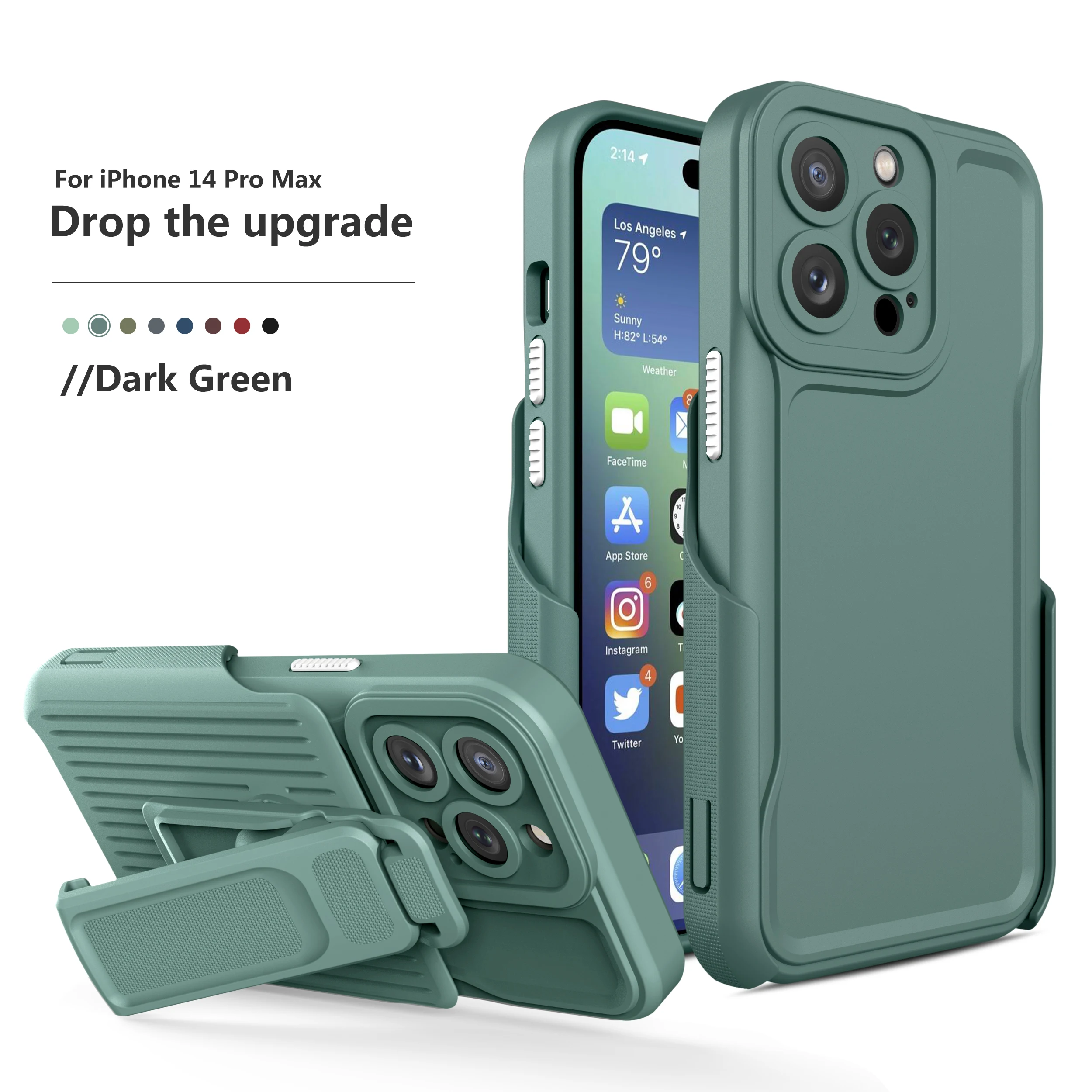 BELTRON Clip Para Cinturón Compatible Con LifeProof