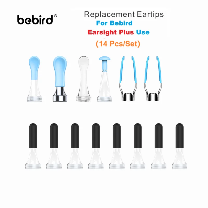 Original Bebird Earsight Plus 8Pcs/14Pcs Set Replacement Ear Tips Accessory Tool