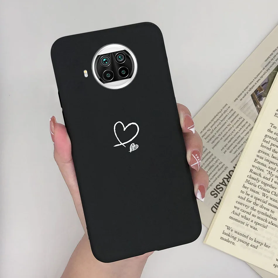 Stylish Painted Matte Silicone Soft Cover for Xiaomi Mi 10T Lite 5G