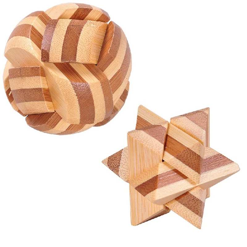 5A-Wooden Lock Kongmingsuo Intelligence Suo Fancy Toy Adult Level 10 High Difficulty