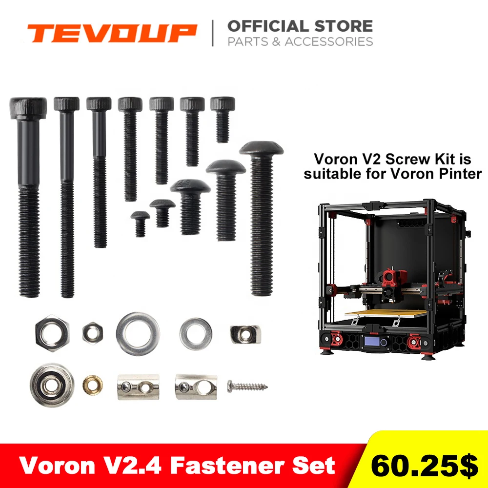 Complete Voron 2.4 Switchwire 3d Printer Diy Project Fasteners Screws