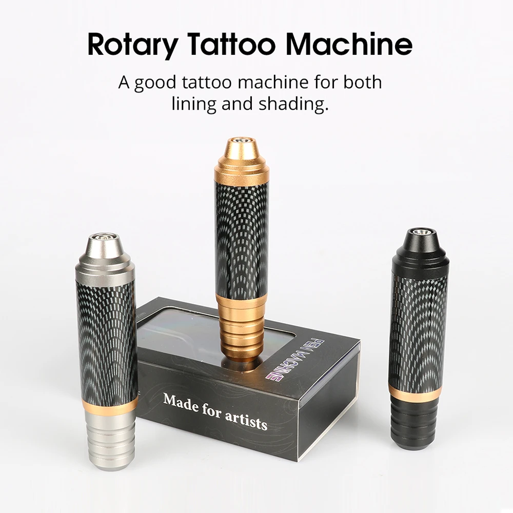 Professional Short Tattoo Machine Rotary Pen 8V 10000Rpm DC Interface Stroke 3.5mm Permanent Makeup Supplies for Artist Body [fila]artist ana short sleeves