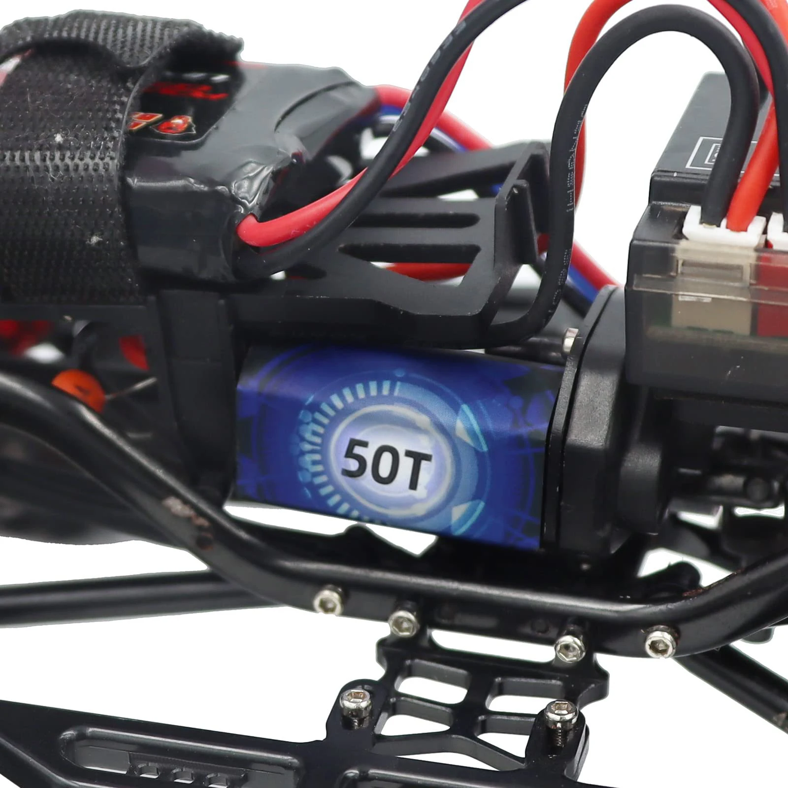 050 Brushed Motor with Metal Mount Rc Crawler Motors Replacement Accessories Rc Crawler Brushed Motor 7.4v for Axi00001 Axi90081