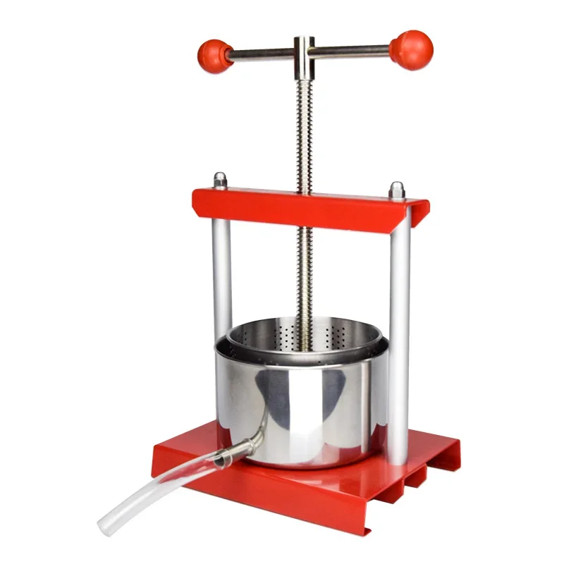 

6L stainless steel large manual fruit brewing wine residue separation press juicer squeezer machine
