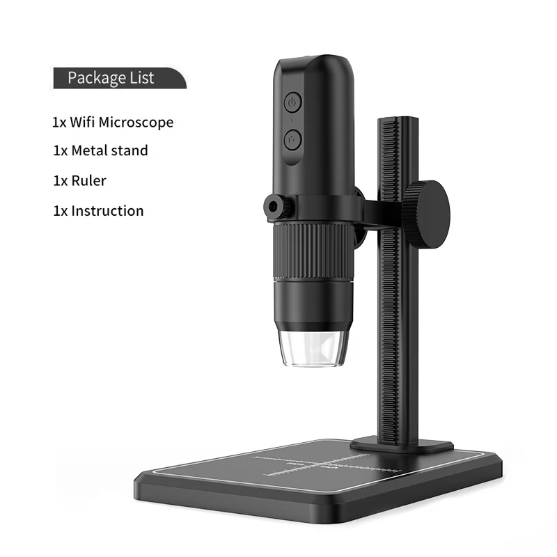 Mini ordinateur de poche 1000x / 1600x Wifi / USB Microscope numérique  Grossissement Microscope biologique Analyseur de peau Détecteur de peau  Livraison gratuite