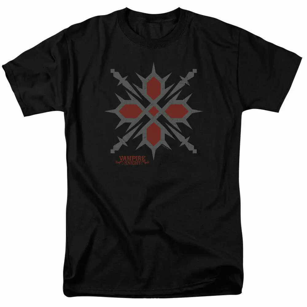 Vampire Knight Hunter Symbol T Shirt Mens Con Licenza Cartoon Merchandise Black