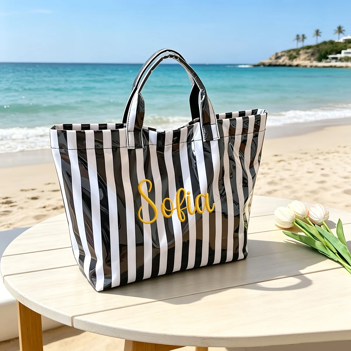 noir et blanc bag