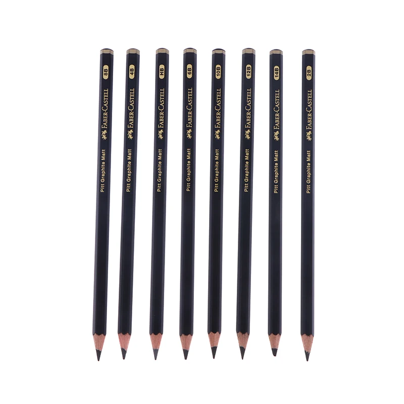 FABER-CASTELL Black Matt 2B Pencils Pencil 