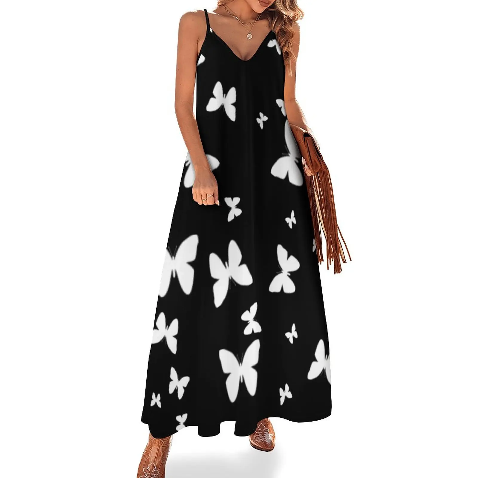 

Butterflies Sleeveless Dress women dress women's luxury party dress dress for women summer dresses women 2023