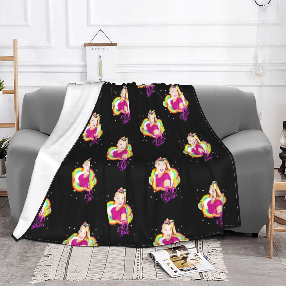 Jojo Siwa Dancer Blankets Coral Fleece Plush Winter Multi-function Lightweight Thin Throw Blankets for Bedding Outdoor Quilt