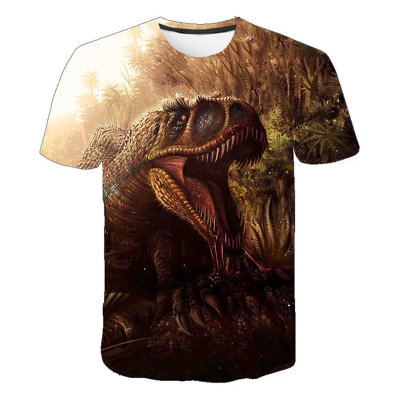 Jurassic Park T Shirt Child Dinosaur Printed 3D Print T-Shirt Casual Lovely Tops Jurassic World Tees Children Boy Girl Clothes tees children's clothes