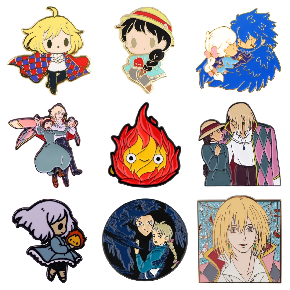Japanische Anime-Filme, emaillierte Broschen, Anstecknadeln, Abzeichen auf Rucksack, Kostümzubehör, Modeschmuck, Fans, Geschenke – Detail 1