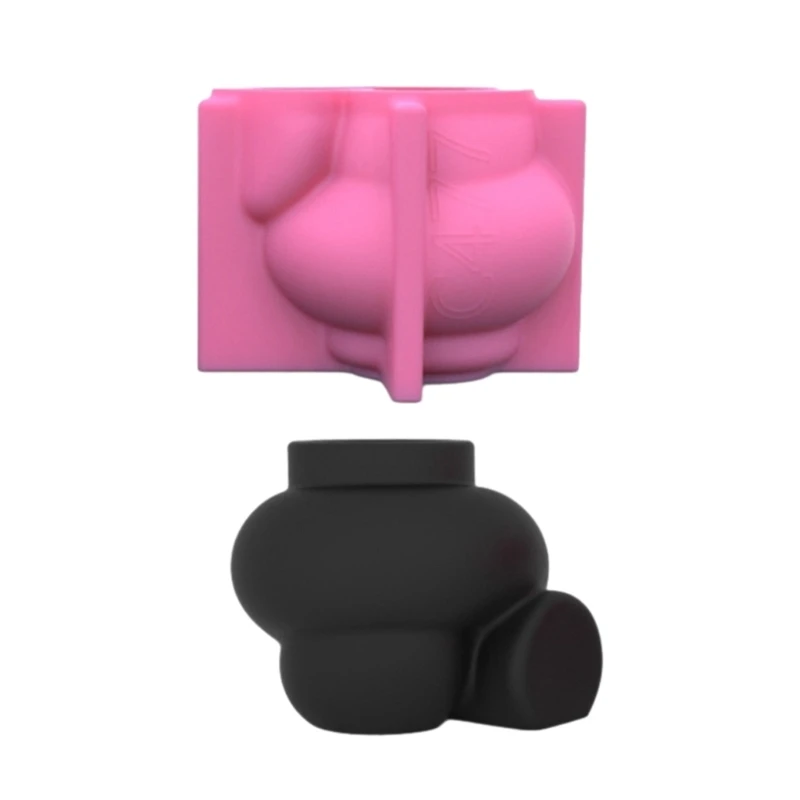 

Abstract Art Silicone Vase Mold Unique Decorative Pen Holder Molds Reusable Abstract Art Vase Resin Mold Mold