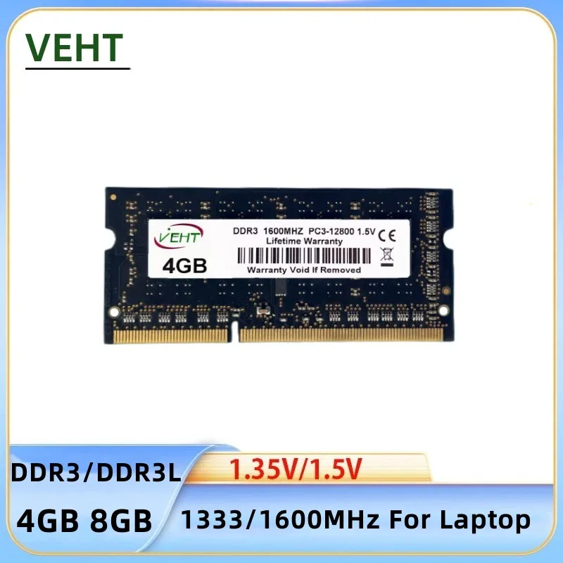 TECMIYO 8Go (1x8Go) DDR3/DDR3L 8Go Mémoire Ram 1600MHz PC3L-12800S