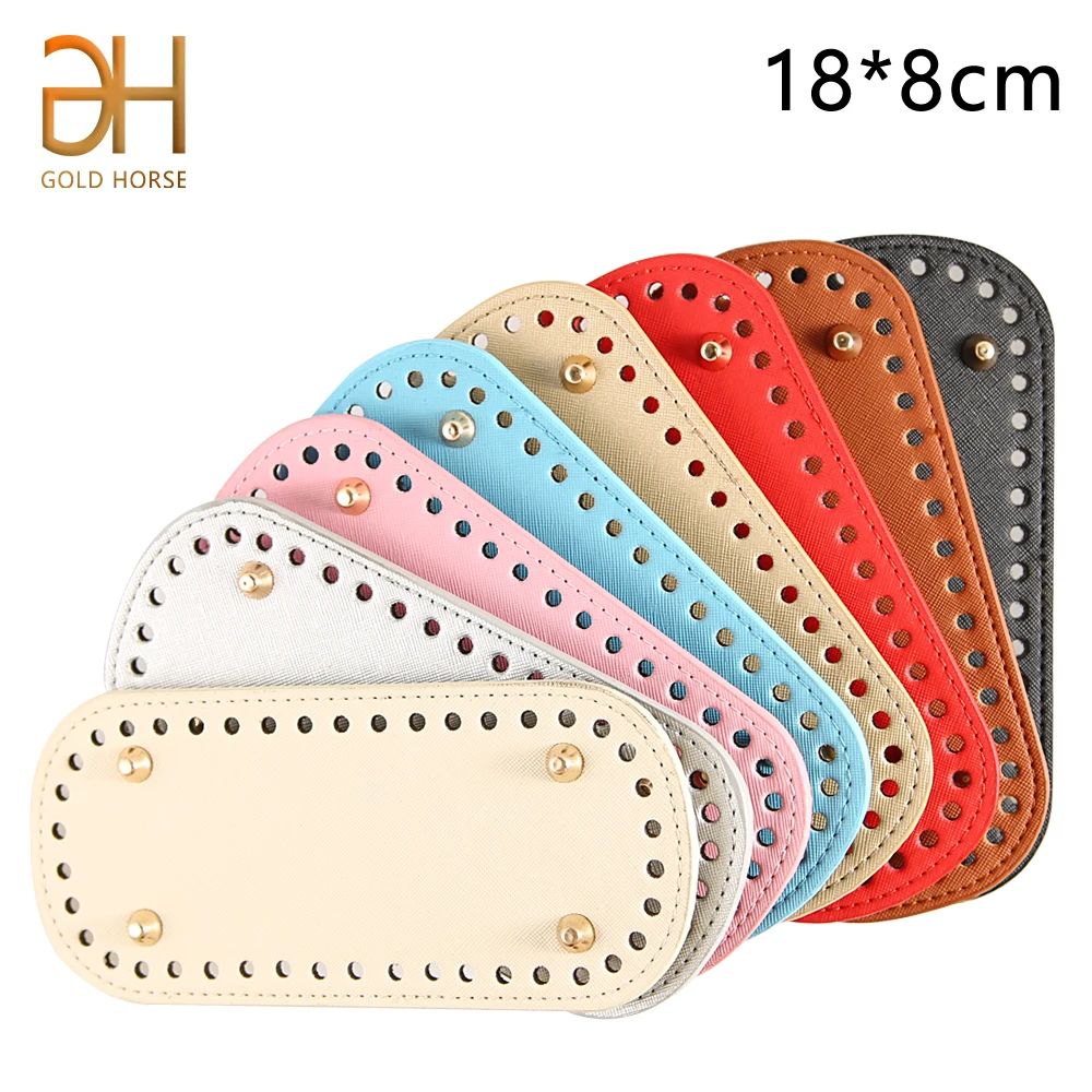 5 Sizes PU Leather Bag Base – DIY Crochet & Knitting Purse Bottom 3