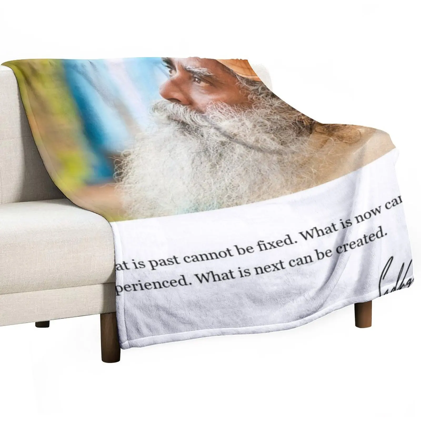 

Create Your Future Sadhguru Throw Blanket Sofa Blankets Tourist Blanket Sofas