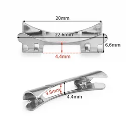 Premium Stainless Steel Curved End Adapter Bracelet Connector Link (2PCS) - Multiple Sizes Available (20mm - for Oyster)