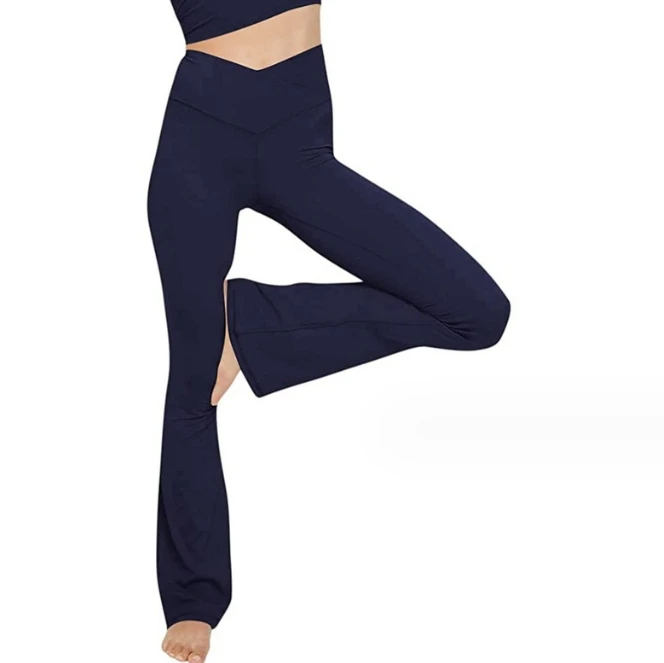 

Women's Pants 2023 Autumn Fashion Casual Solid Color Versatile Slim Fit High Wais Lift Tightening Elastic Sports Wide Leg Pants