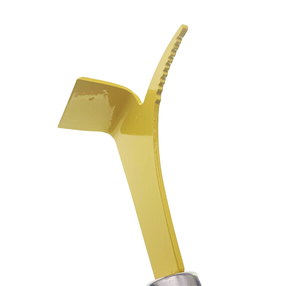 1PCS Bee Tools Beehive Honey Uncapping Shovel Wooden Knife Handle Cleaning Thumb Hooked Stainless Steel Apiculture Supplies