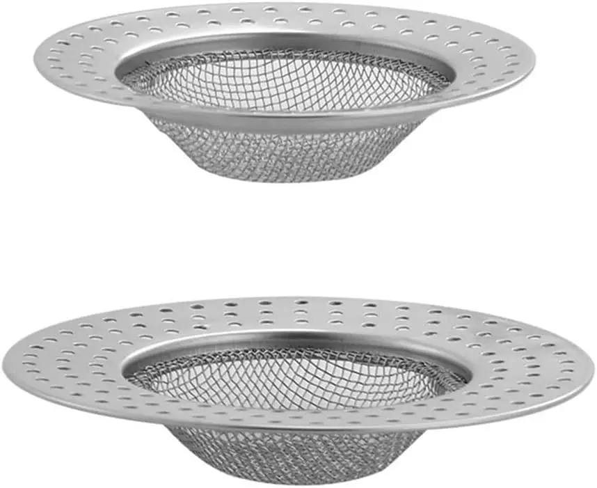 Mesh Sink Filter Anti-Clogging Shower Hair Catcher Drain Cover Floor Drain Strainers For Bathroom Bathtub Kitchen Sink Strainer