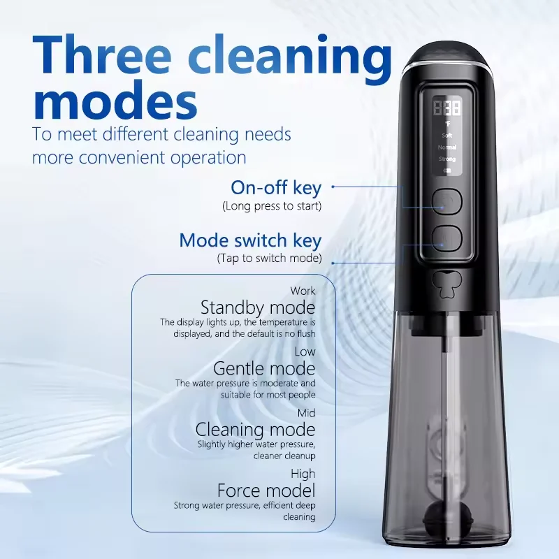 New Electric Ear Wash IPX7 Waterproof 3-Mode Ear Cleaning Kit With Safe And Effective Ear Rinsing System With 300ml Water Tank 2