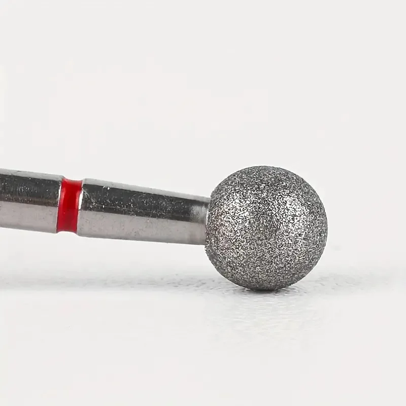 Diamond Cuticle Clean Ball Head Nail Bit 2PCS for Electric Machine Perfect for Gel Polishing Acrylic Manicure Pedicure Cuticle nail drill bit nail drill bits cuticle remover bit diamond burs