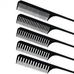 Hairdressing Comb Plastic Pointed-tail Comb Hair Salon Professional Hair Dye Comb High Temperature Anti-static Hair Cutting Comb