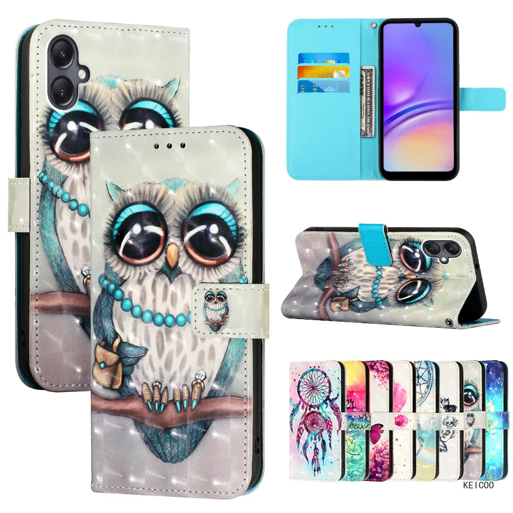 

Anti-fall Phone Cases for Samsung Galaxy A05 A05s A15 S21 FE Phone Cover Magnetic Flip Cover Card Slot Wallet Clip Phone Shell