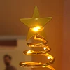Christmas Lights Tree Fairy Lamp Artificial Tree Metal Spiral with Lighting Holiday for Bedroom, Living room Home Decoration 3
