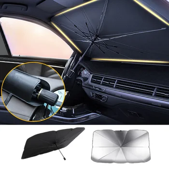 Ombrello parasole per Auto per ombreggiatura automatica protezione parasole per Auto parasole estate sole interni accessori per la protezione del parabrezza