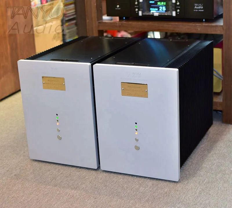 

TANYU 2 PCS TA-PM1 600W*2 Mono power amplifier, 20Hz-80KHz (RCA input) 20HZ-50KHZ (balanced input), SNR: 110db remote control