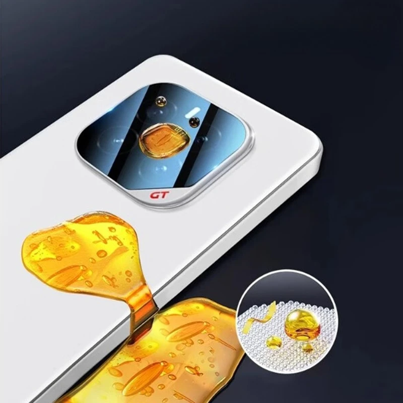 Premium Full Glue Tempered Glass Camera Lens Protector with Easy Installation Locator