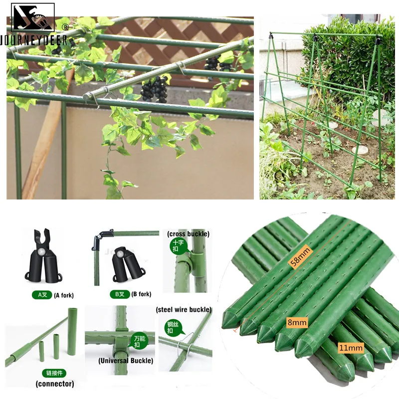 Jardin Vertical Enrejado De Madera Para Pared - Expandible (43-210cm) - Soporte Para Plantas Trepadoras Macetas De Pvc Para Jardin