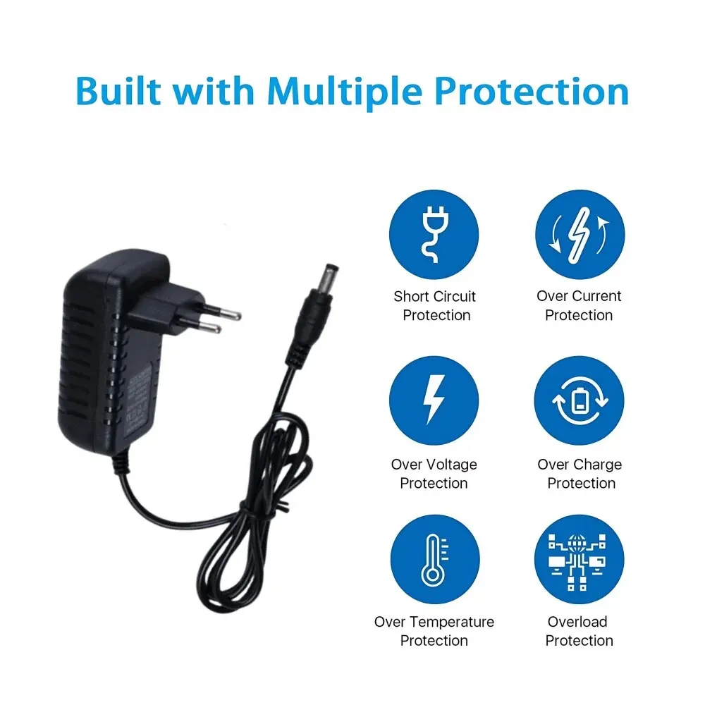 DC12V Power Adapter EU Plugs Charger Switch Power Supply For Network Camera Display Adapter power adapter