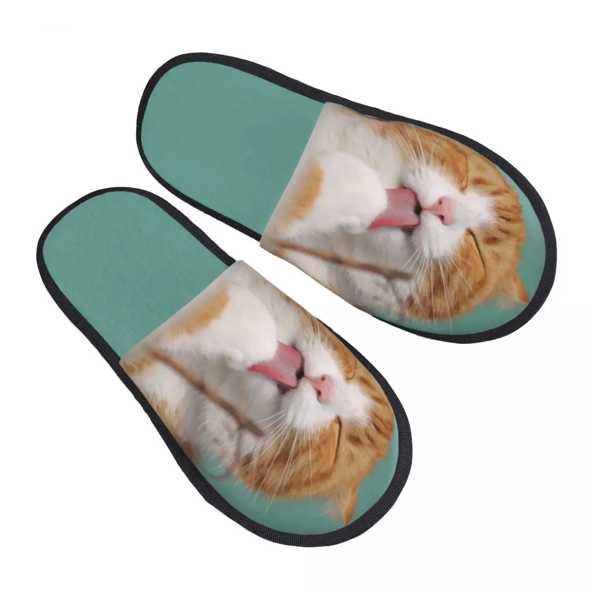 

Cute Cat Slipper For Women Men Fluffy Winter Warm Slippers Indoor Slippers