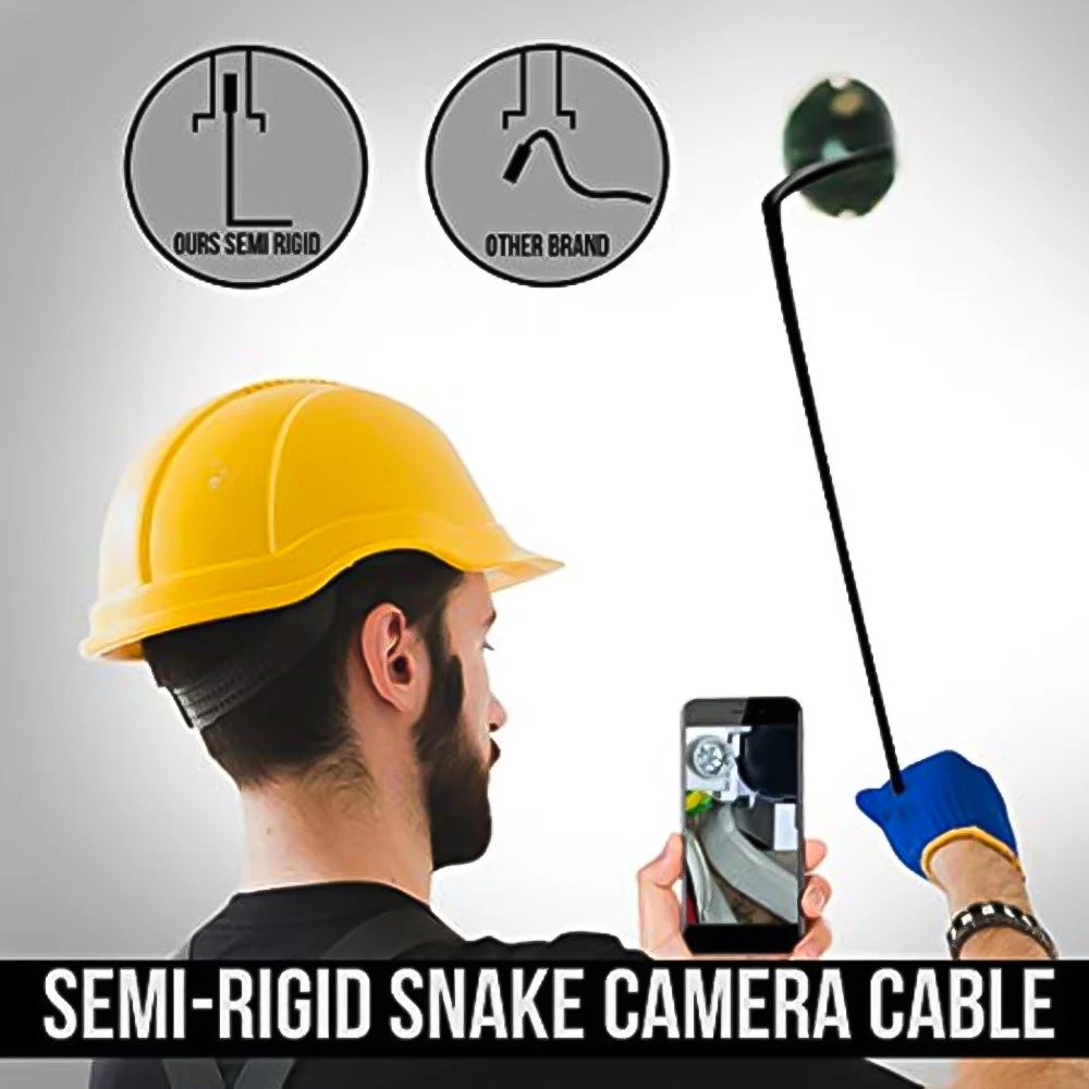 Endoscope Camera Waterproof Mini USB industrial Endoscope Camera 7mm Adjustable Wire Inspection Borescope for Smartphone inspection camera mini endoscope camera