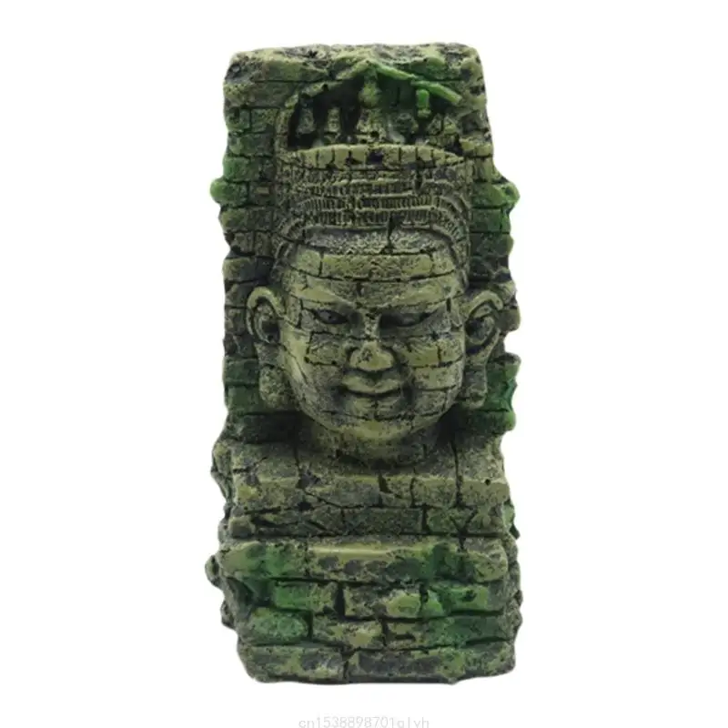 Aquariums Handicrafts Artificial Roman Bust Crafts Decorations Fish Tanks Supplies Sea Art Crafts Decorations 85AC