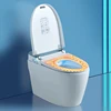 YYHC-High-tech Modern bathroom sanitary ware designs Foot sensation flushing Intelligent ceramic one piece smart toilet 2