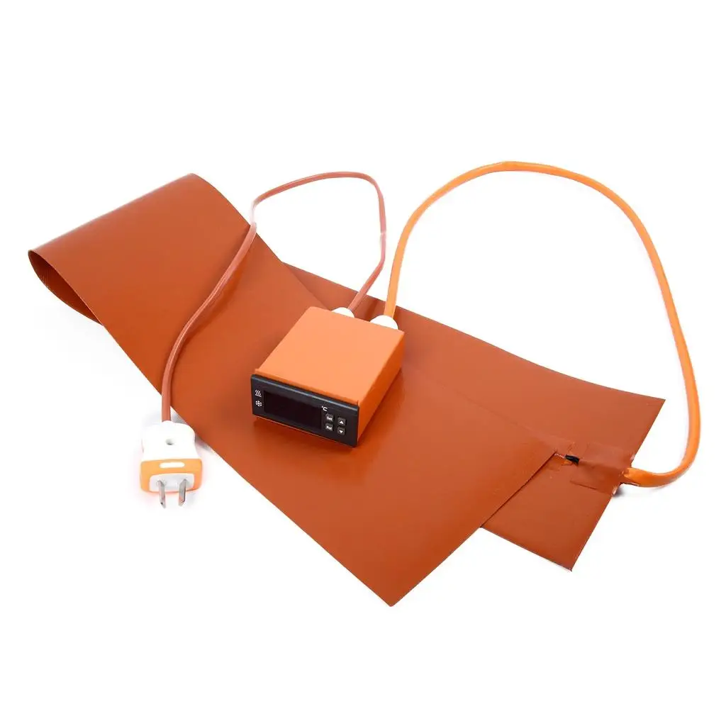 

6x36" 220V Flexible Silicone Heater With Digital thermostat Violin Cello / Guitar Side Bending Heating / Thermal Blanket Pad
